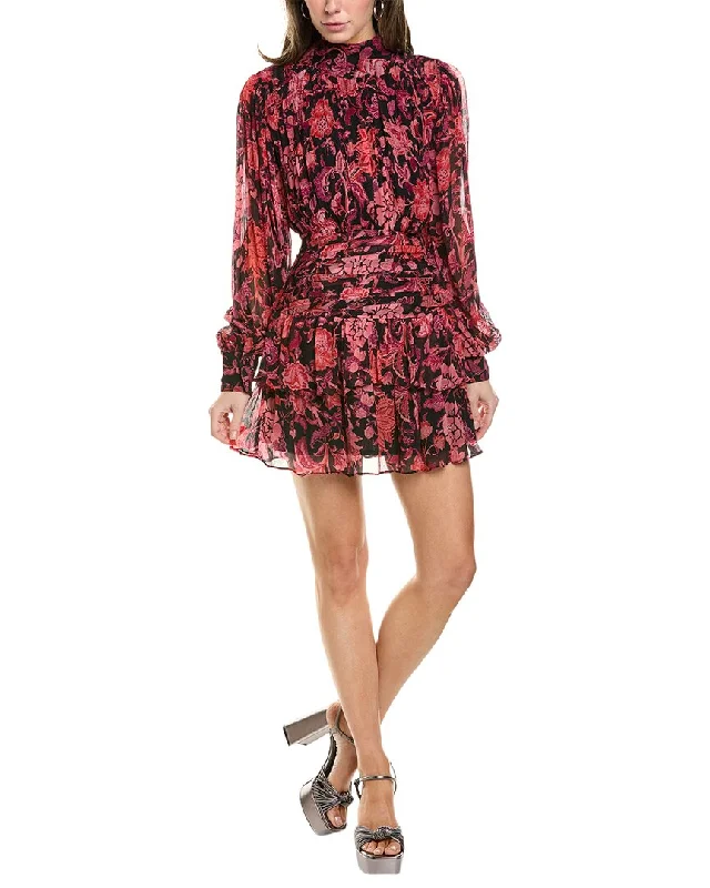 Massive Deals Hemant & Nandita Ruched Mini Dress