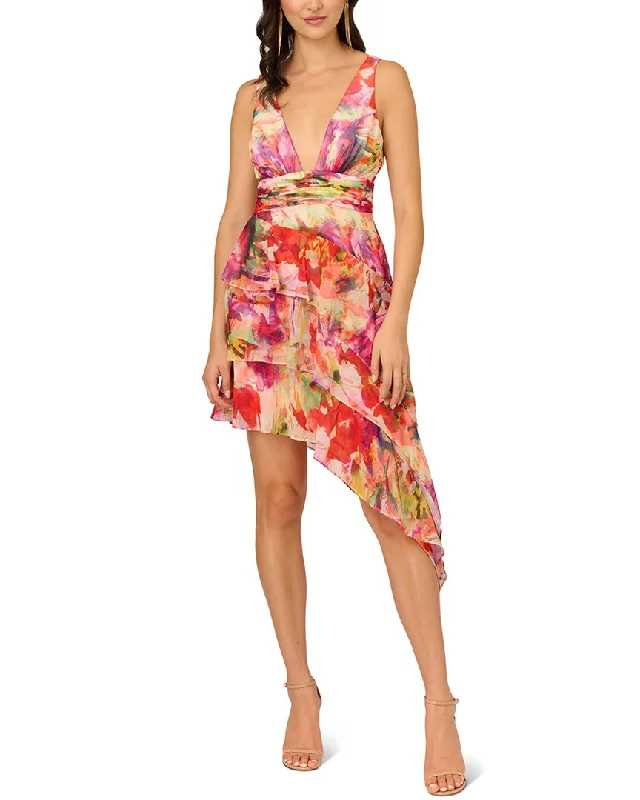 Last Chance Liv Foster Printed Chiffon Midi Dress