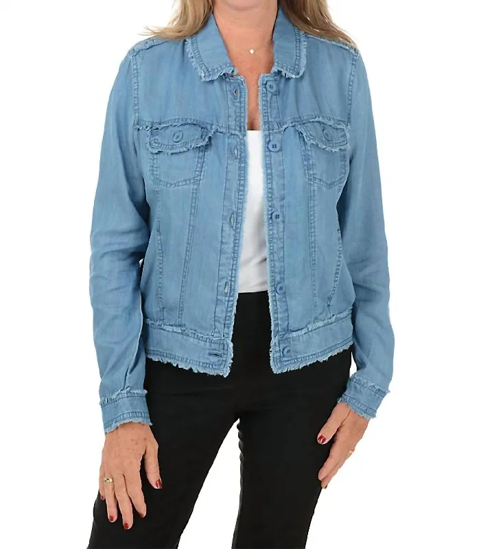 Travel Jacket In Denim