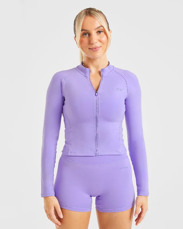 Staple Zip Jacket - Vibrant Violet