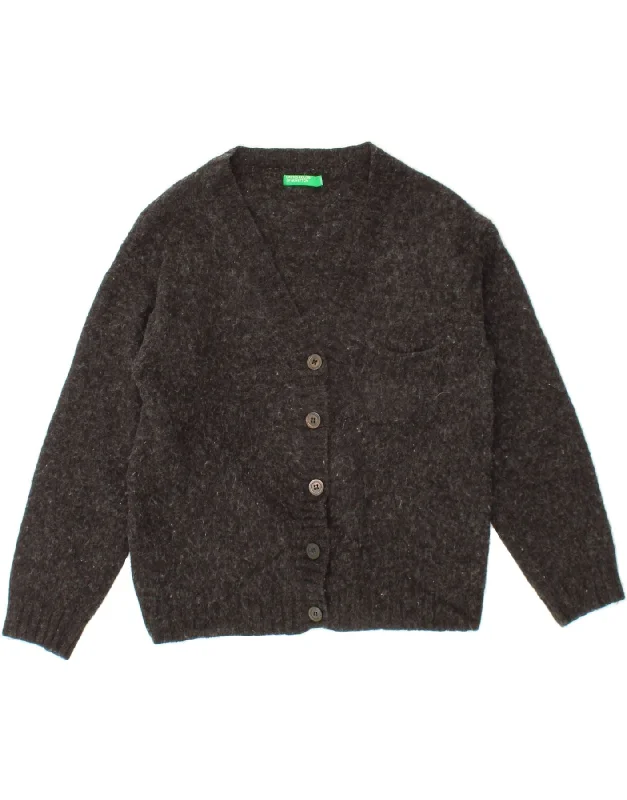 Special Buy UNITED COLORS OF BENETTON Womens Cardigan Sweater UK 12 Medium Grey