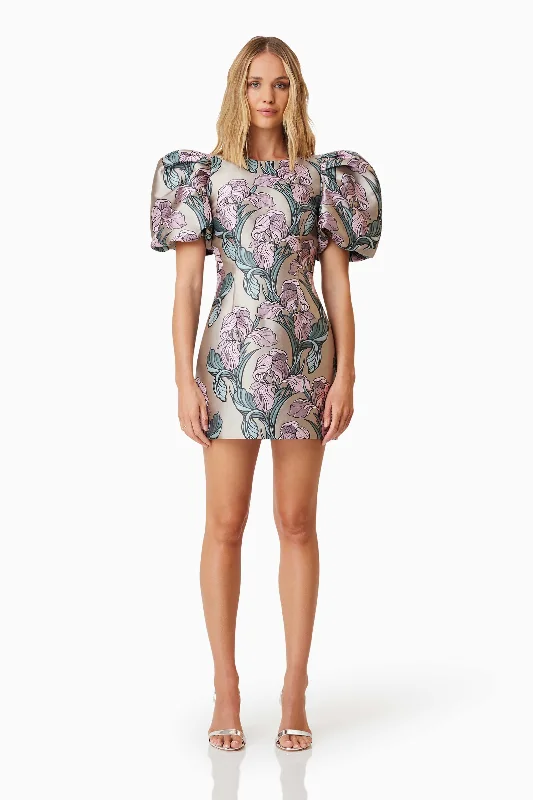 Limited Availability Audrey Cocktail Mini Dress In Purple