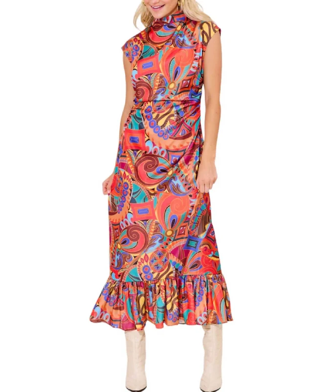 Final Clearance Estelle Maxi Dress In Jewel Box
