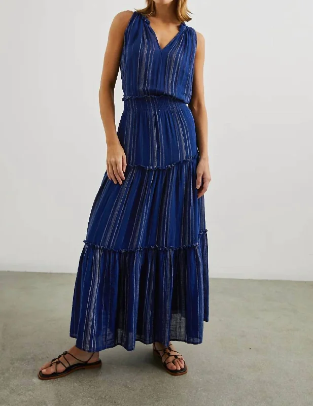 Clearance Sale Loulou Dress In Noja Stripe