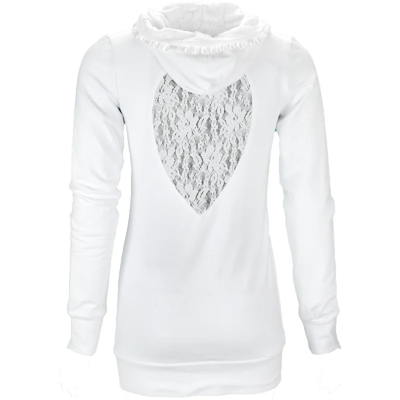 Hourglass Hoodie in White