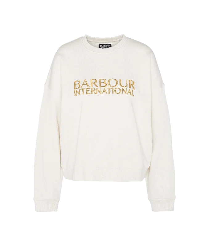 Can't Miss Carla Logo Sweatshirt - Cream