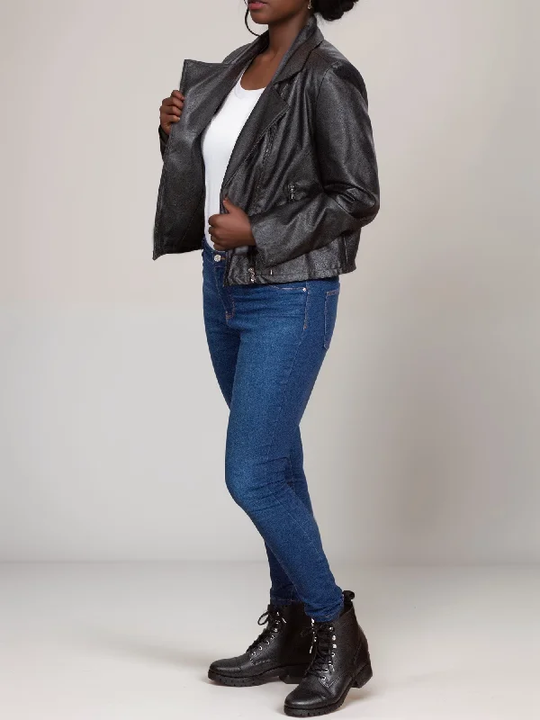 Shop and Save Biker Jacket