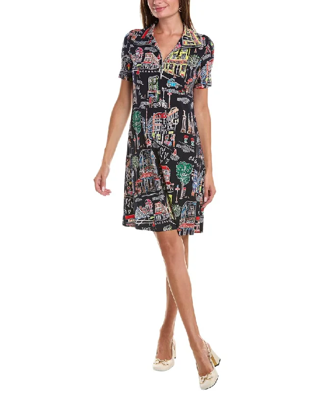Clearance Event Joseph Ribkoff Funnel Neck T-Shirt Dress