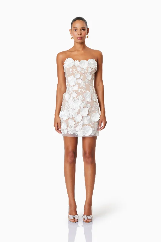 Today’s Special Arabella Strapless Mini Dress In White