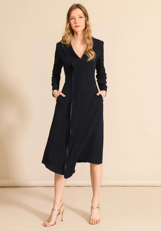 Now or Never Caroline Kilkenny River Midi Dress, Navy