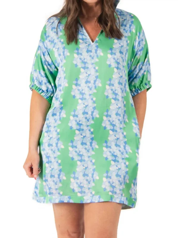 Warehouse Sale Poppy Dress In Hydrangea Stripe