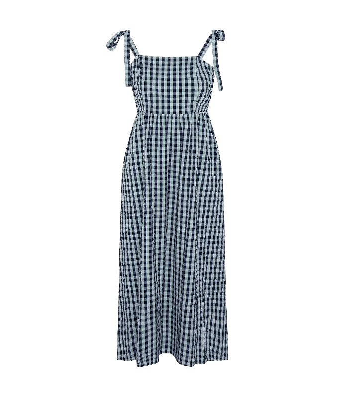 Super Bargain Abigail Gingham Midi Dress - Multi