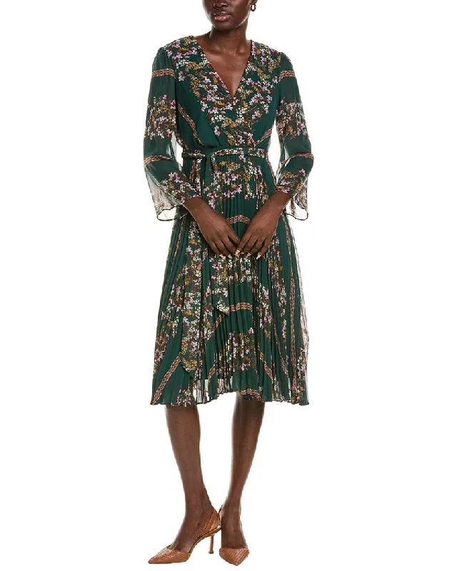 Stock Clearance Maison Tara Chiffon A-Line Dress