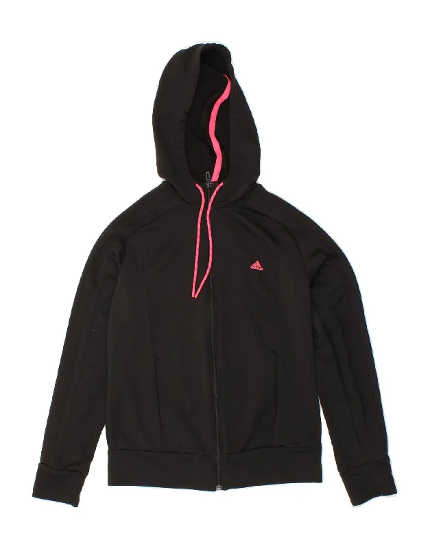 Limited Time ADIDAS Womens Climalite Zip Hoodie Sweater UK 12/14 Medium Black Polyester Limited Time ADIDAS Womens Climalite Zip Hoodie Sweater UK 12/14 Medium Black Polyester
