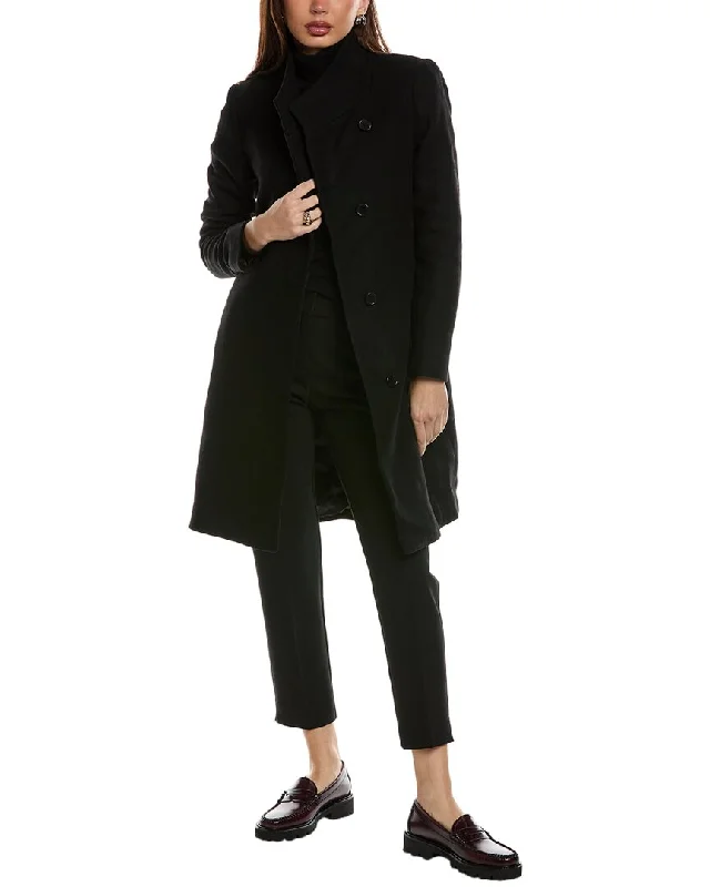 Reiss Mia Mid-Length Wool-Blend Coat