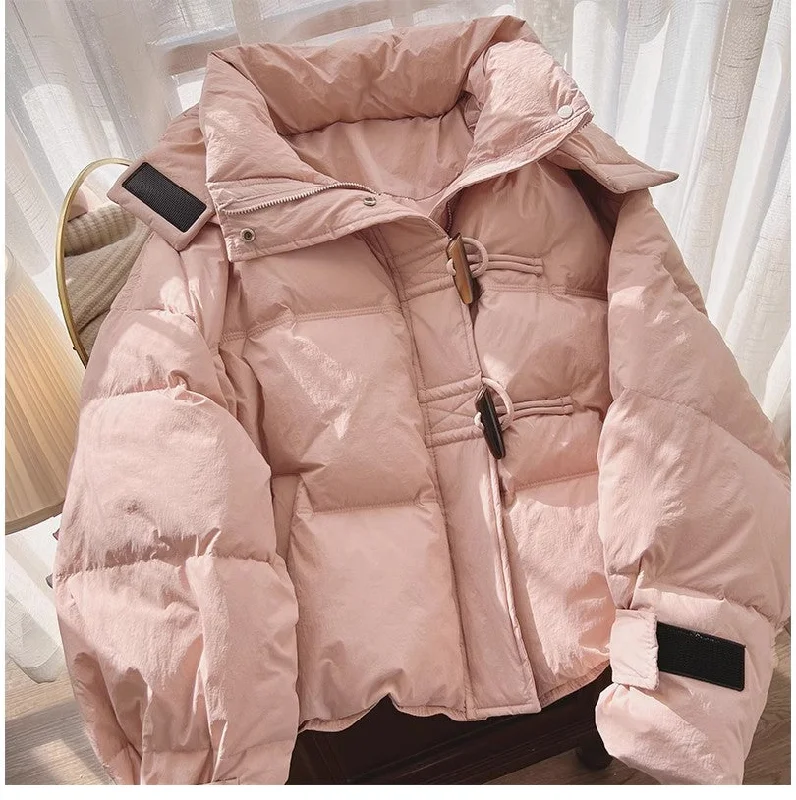 New Deals Retro Jacket Women's Winter New Loose Warm Jacket     S4930