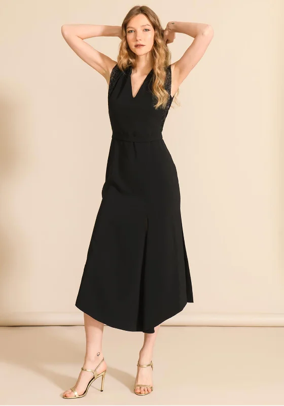 TIME-Limited Offer Caroline Kilkenny Cameron Maxi Dress, Black