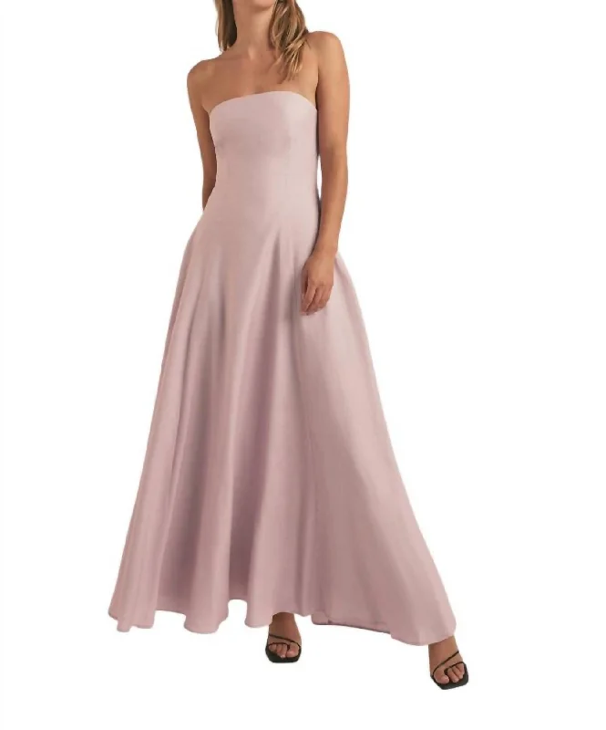 One-DAY Sale The Favorite Linen Dress In Pastel Lavender