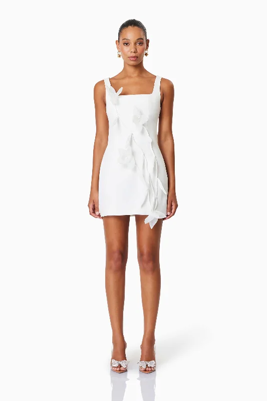 Deal Dash Bethany Mini Party Dress In White
