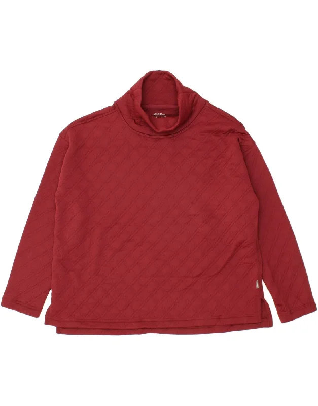 Year-End Sale EDDIE BAUER Womens Sweatshirt Jumper UK 18 XL Red Argyle/Diamond Polyester Year-End Sale EDDIE BAUER Womens Sweatshirt Jumper UK 18 XL Red Argyle/Diamond Polyester