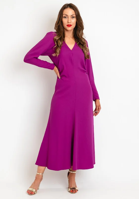 Major Savings Exquise Ruched Waist A-Line Maxi Dress, Orchid