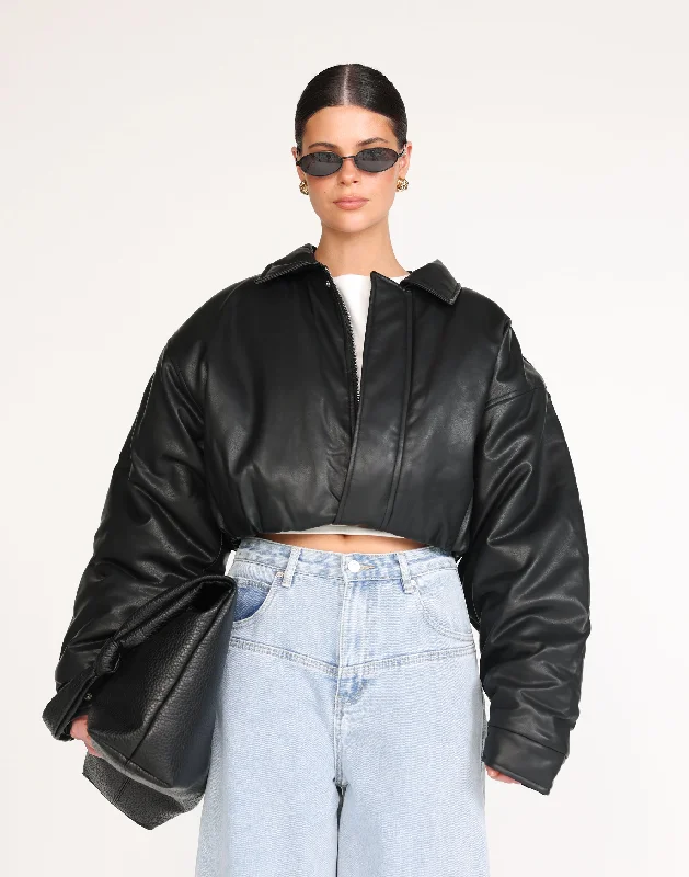 Weekend Deal Paloma Bomber Jacket (Black)