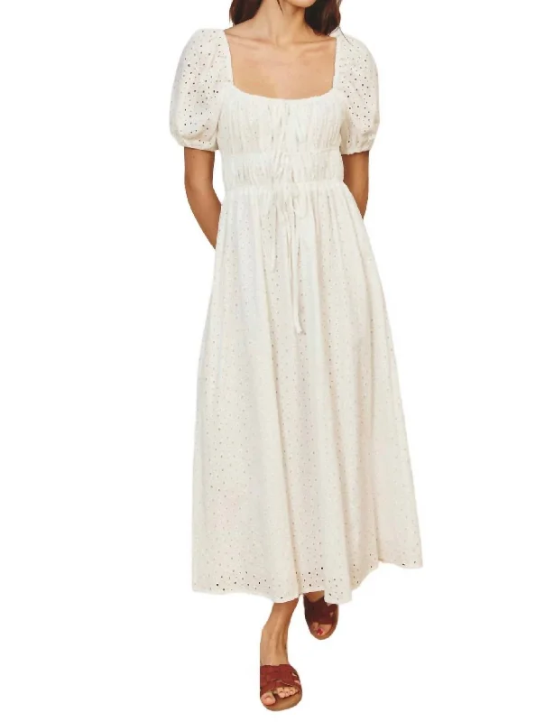 One-DAY Sale Dreamy Maxi Dress In White