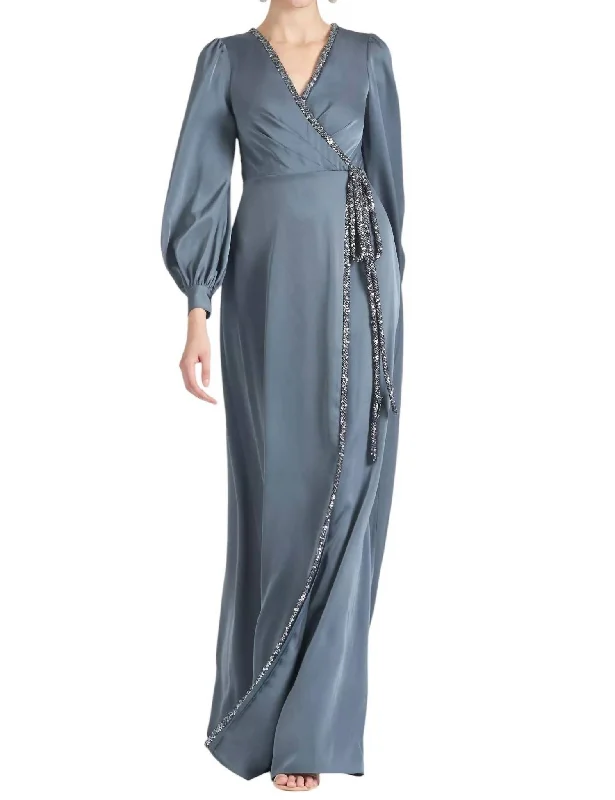 Dorthea Gown In Grey