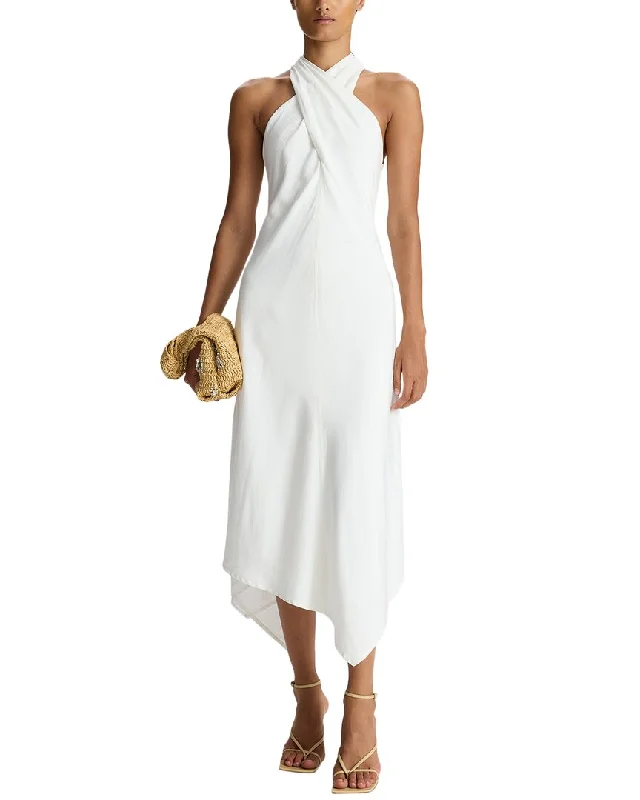 Buy Now A.L.C. Quinn Linen-Blend Dress