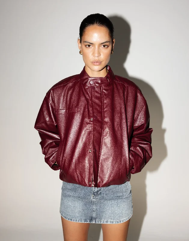 Can't Be Beat Isaiah Jacket (Plum)