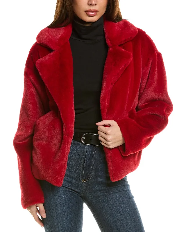 Le Superbe Rouge Fur-Ever Chubby Jacket