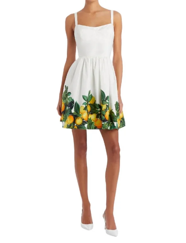 Limited Time Offer Napoli Dress In Lemonhead