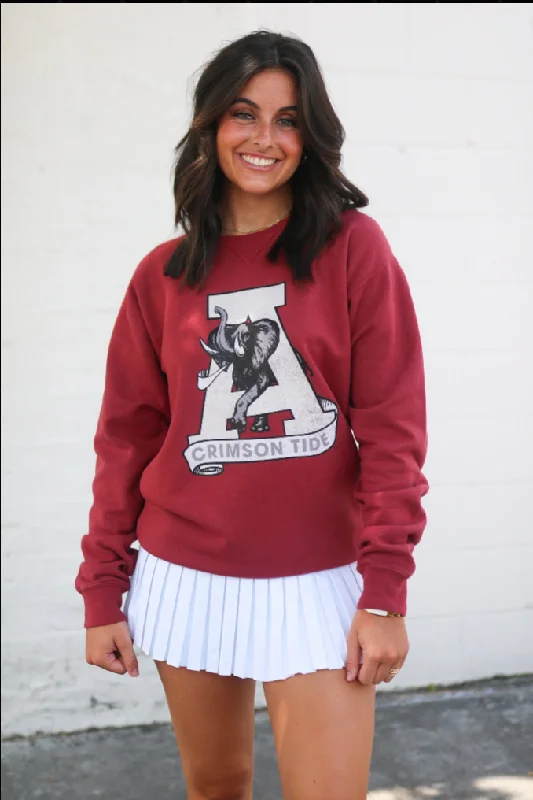 Scarlet Vintage Alabama A Sweatshirt