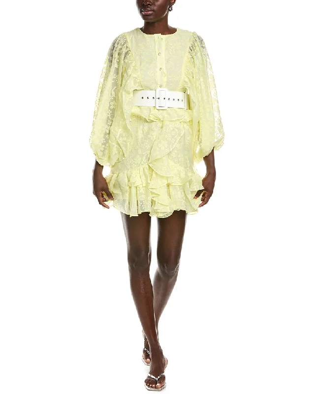 Year-End Sale Beulah Belted Mini Dress