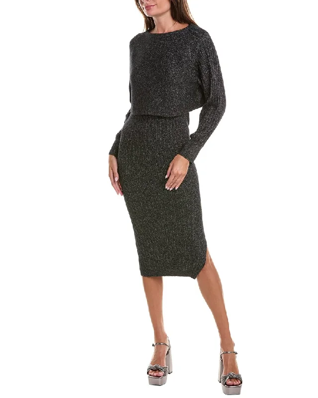 Crazy Deals AllSaints 2pc Margot Wool & Alpaca-Blend Sweaterdress