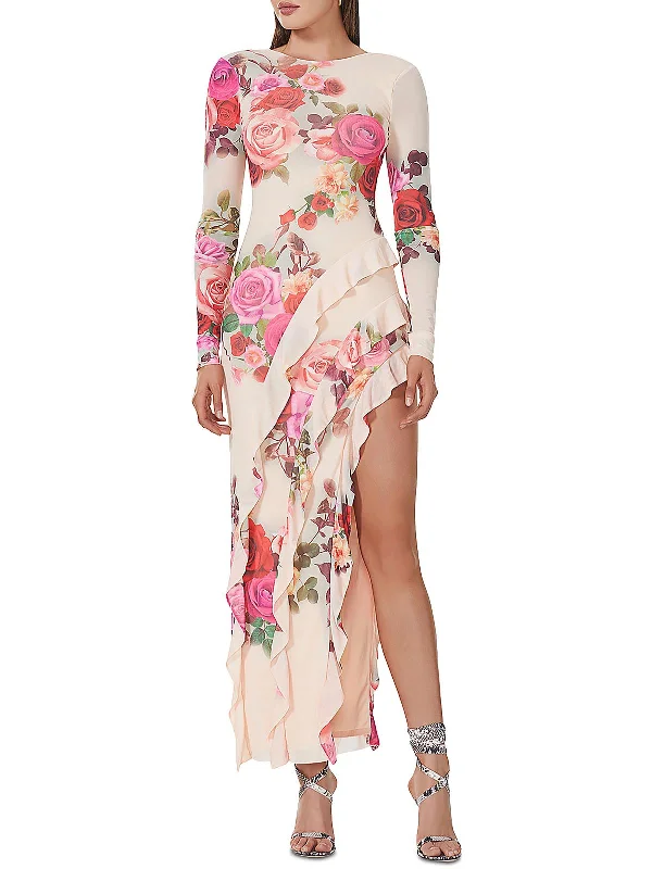 Today’s Deal Jacie Womens Floral Hi Low Cocktail And Party Dress