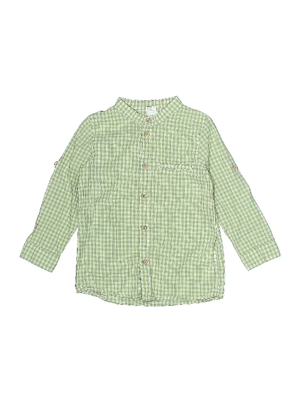 Act Fast Long Sleeve Button Down Shirt