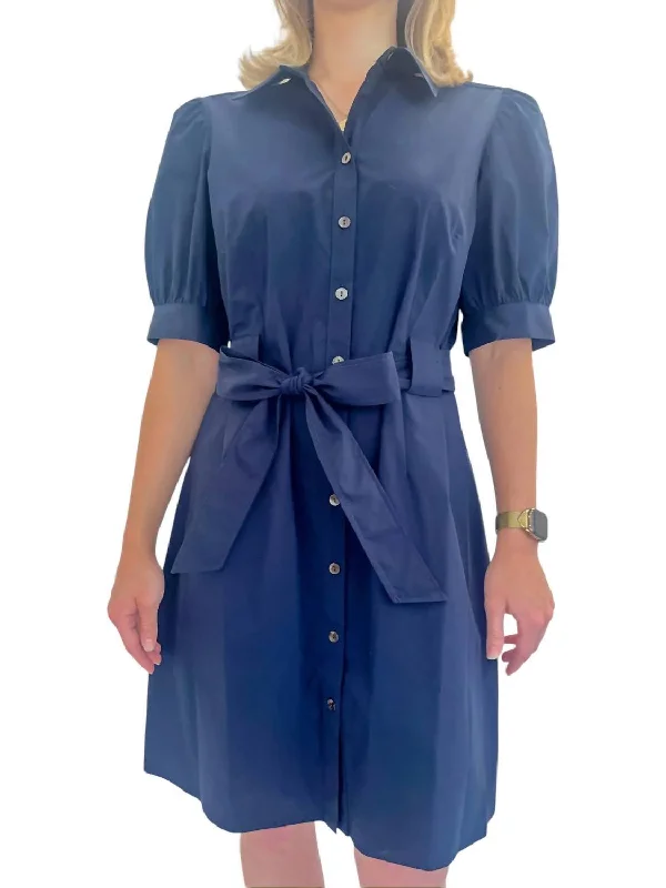 Clearance Event Piper Dress In Navy