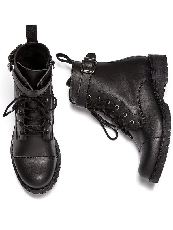 Mega Sale Buckled Work Boots