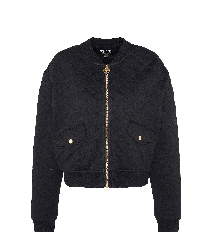 Lowest Price Alicia Quilted Bomber Jacket - Black