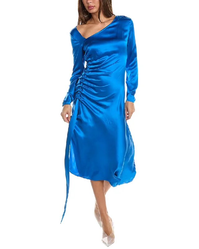 YEAR-End Clearance Equipment Annalise Silk Maxi Dress
