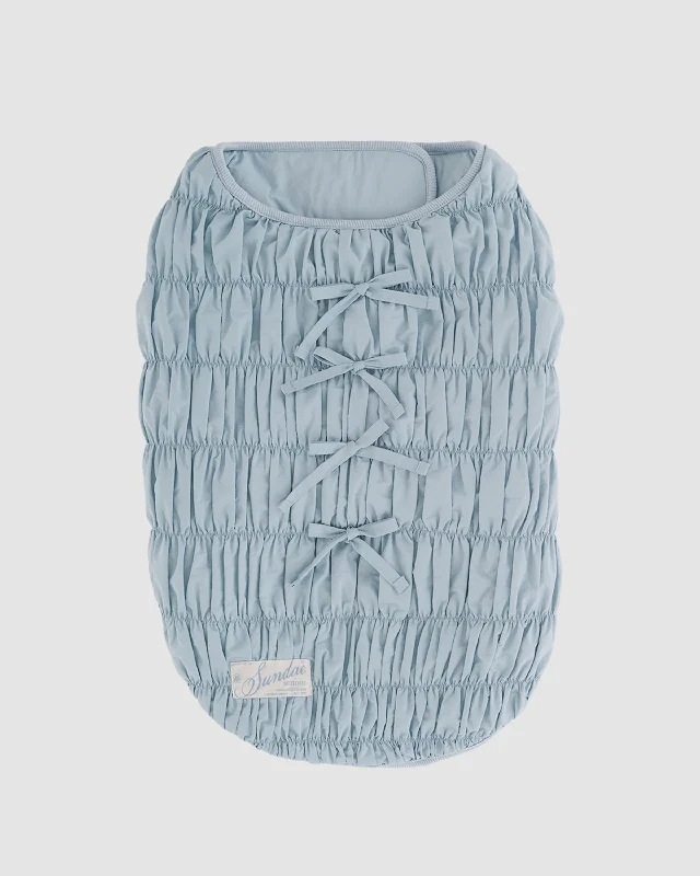 Shop and Save PLEATED DUVET DOGGY PUFFER
