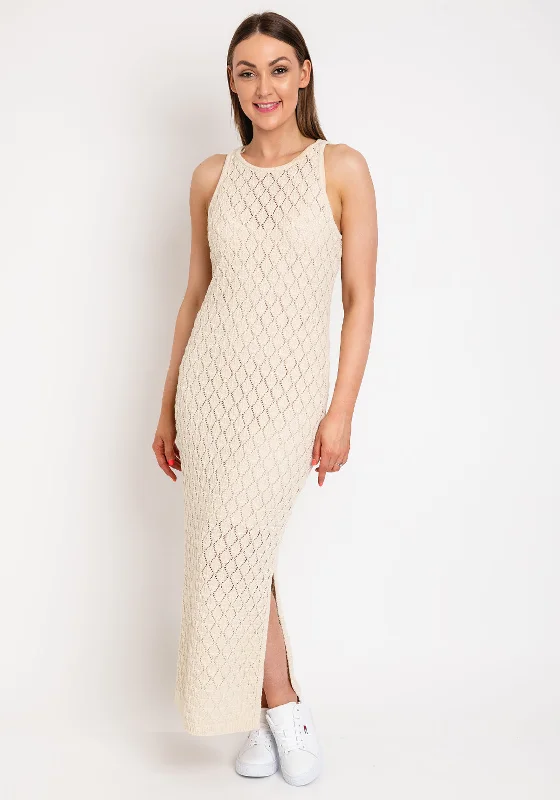 The Best Prices Vero Moda Evelyn Crochet Maxi Dress, Birch