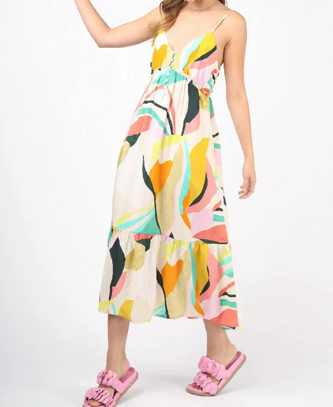 Clearance Items Summer Lovin' Dress In Multi Color