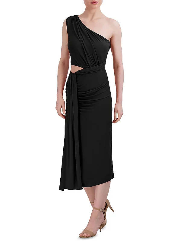 Savings Galore Womens Ruched Long Cocktail And Party Dress