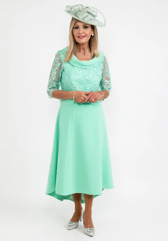 Grand Opening Sale Lizabella Lace Bolero & Dress Two Piece, Mint