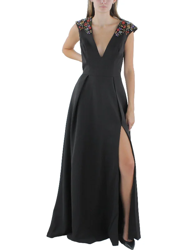 Big Discounts Womens Maxi Deep V-Neck Evening Dress