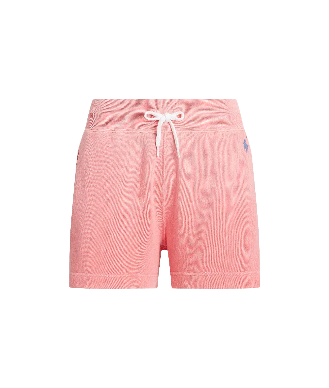 Can't Miss Fleece Drawstring Short - Pink