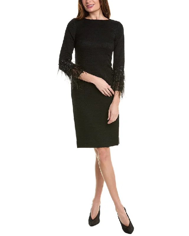 Teri Jon by Rickie Freeman Boucle Sheath Dress