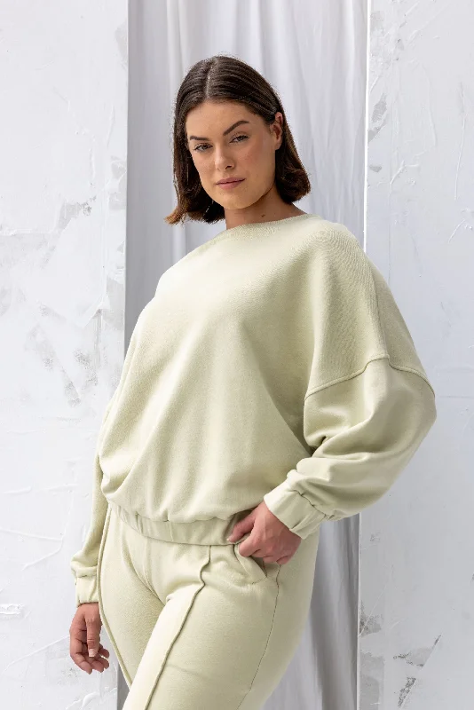 Blowout Sale Signal Sweatshirt | Green Tea